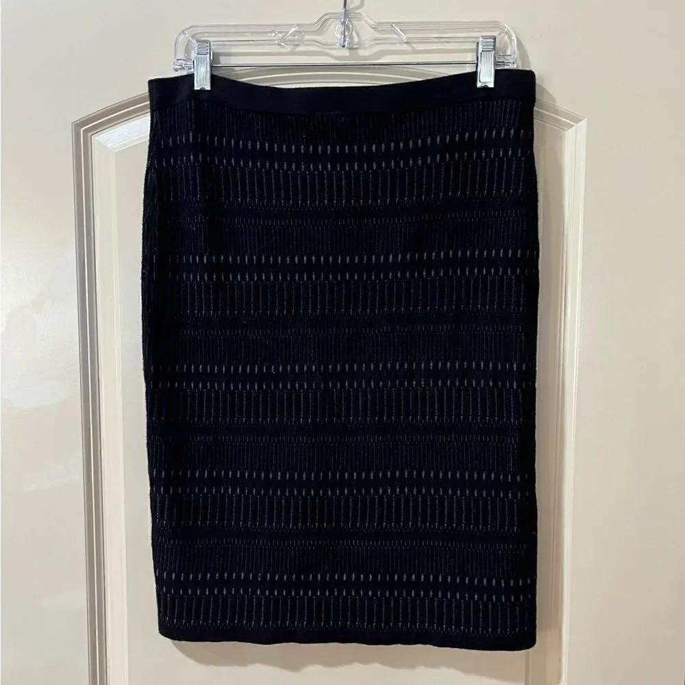 ELIE TAHARI Pencil Skirt Black Women’s Size Large
